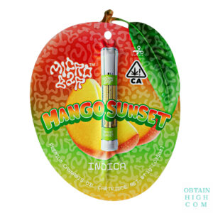 Mango Sunset 1 Gram Indica Cannabis Oil Cartridge by Micro Bar