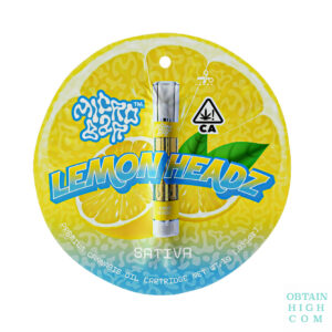 Lemon Headz 1 Gram Sativa Cannabis Oil Cartridge by Micro Bar