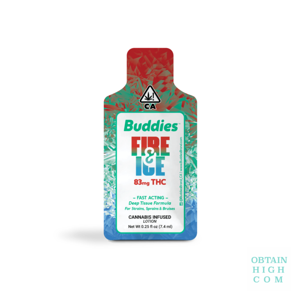 Fire and Ice THC Rich Topical by Buddies Brand