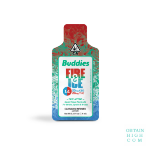 Fire and Ice 1:1 THC:CBD Topical by Buddies Brand