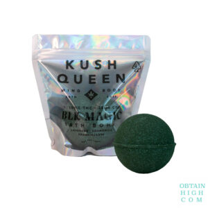 Black Magic 1:1 THC:CBD Bath Bomb by Kush Queen