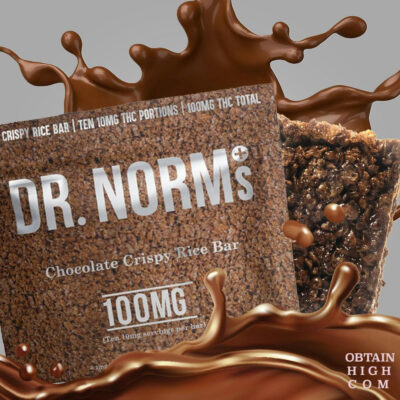 Chocolate Crispy Rice Bar by Dr. Norms