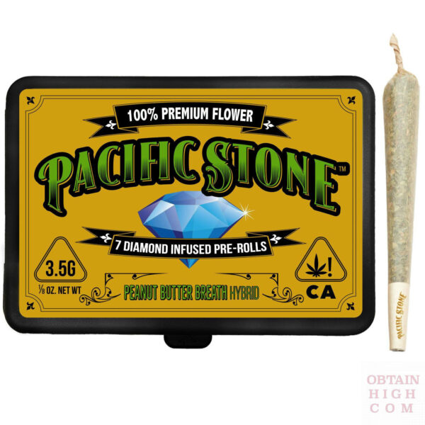 Peanut Butter Breath Diamond Infused Pre-Rolls by Pacific Stone