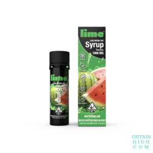 Watermelon Live Resin 1 Gram THC Syrup Tincture by Lime