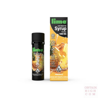 Pineapple Live Resin 1 Gram THC Syrup Tincture by Lime