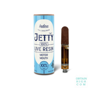 Motor Mouth 1 Gram Live Resin Cartridge by Jetty Extracts