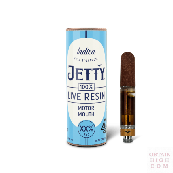 Motor Mouth 1 Gram Live Resin Cartridge by Jetty Extracts