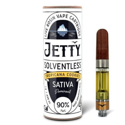 Tropicana Cookies 1 Gram Solventless Cartridge by Jetty Extracts