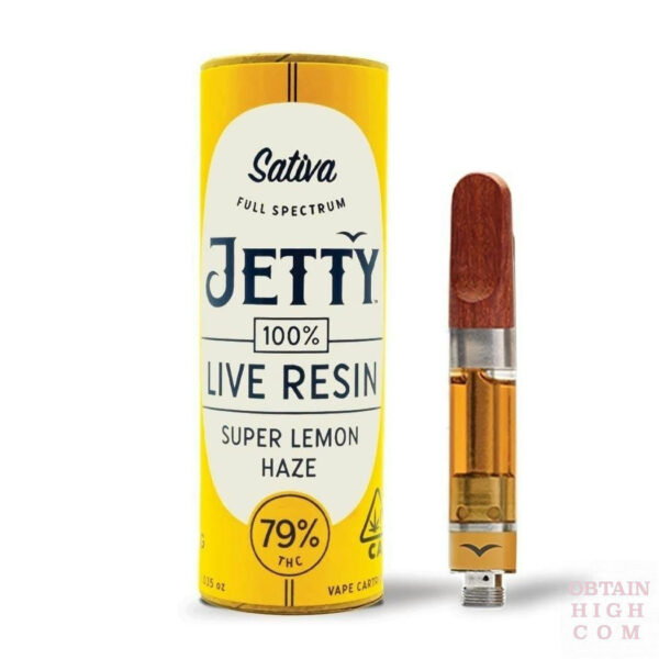 Super Lemon Haze 1 Gram Live Resin Cartridge by Jetty Extracts