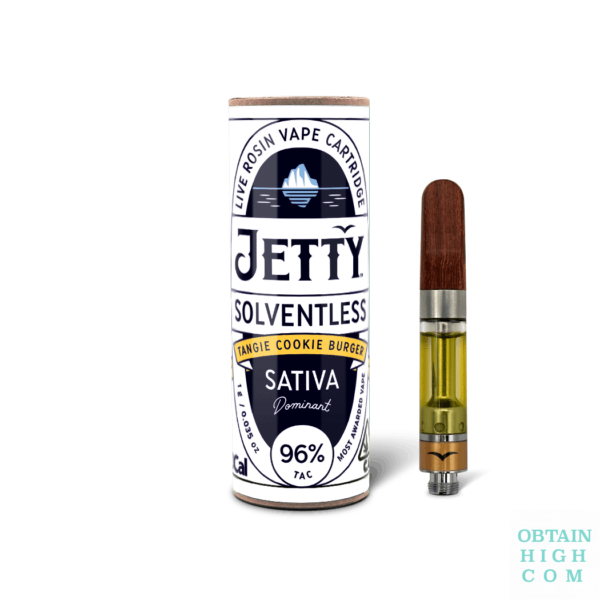 Tangie Cookie Burger 1 Gram Solventless Cartridge by Jetty Extracts