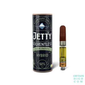 Sour Papaya 1 Gram Solventless Cartridge by Jetty Extracts