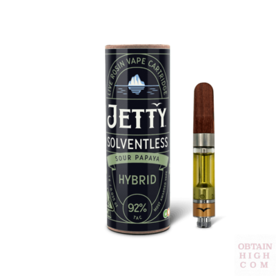 Sour Papaya 1 Gram Solventless Cartridge by Jetty Extracts