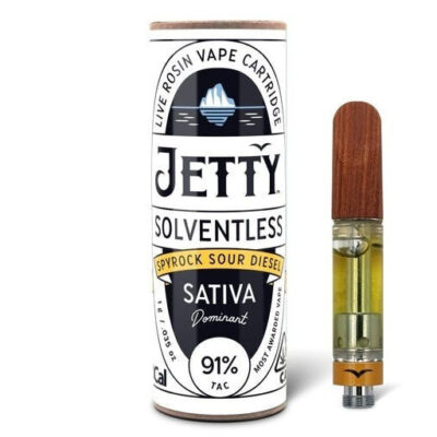 Spyrock Sour Diesel 1 Gram Solventless Cartridge by Jetty Extracts