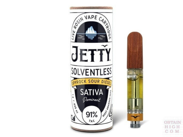 Spyrock Sour Diesel 1 Gram Solventless Cartridge by Jetty Extracts