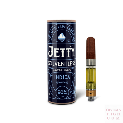 Maple Barz 1 Gram Solventless Cartridge by Jetty Extracts