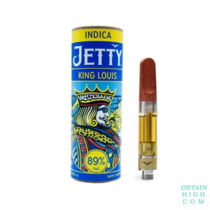 King Louis 1 Gram High THC Cartridge by Jetty Extracts