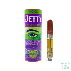 LA Confidential 1 Gram High THC Cartridge by Jetty Extracts