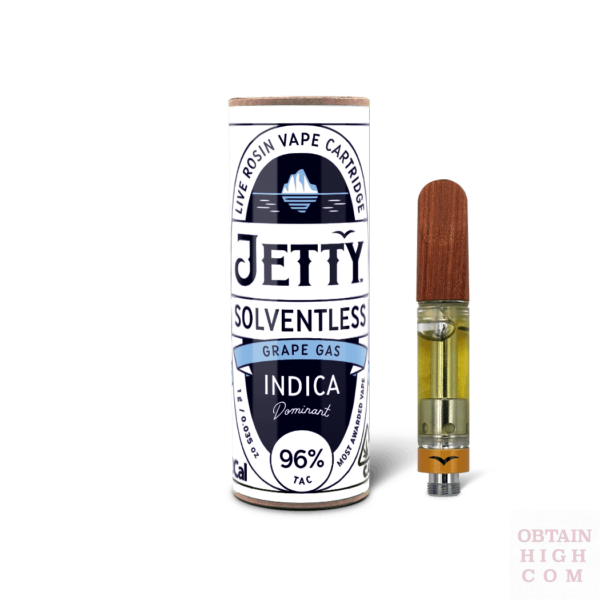 Grape Gas 1 Gram Solventless Cartridge by Jetty Extracts