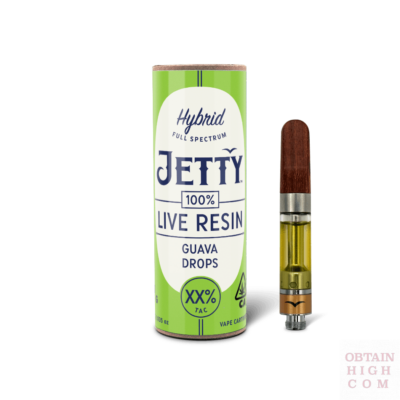 Guava Drops 1 Gram Live Resin Cartridge by Jetty Extracts