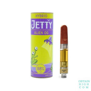 Alien OG 1 Gram High THC Cartridge by Jetty Extracts