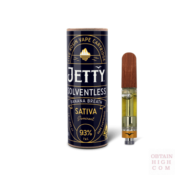 Banana Breath 1 Gram Solventless Cartridge by Jetty Extracts