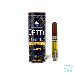 Cereal Milk 1 Gram Solventless Cartridge by Jetty Extracts