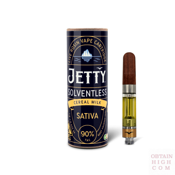 Cereal Milk 1 Gram Solventless Cartridge by Jetty Extracts