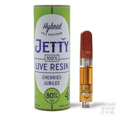 Cherries Jubilee 1 Gram Live Resin Cartridge by Jetty Extracts