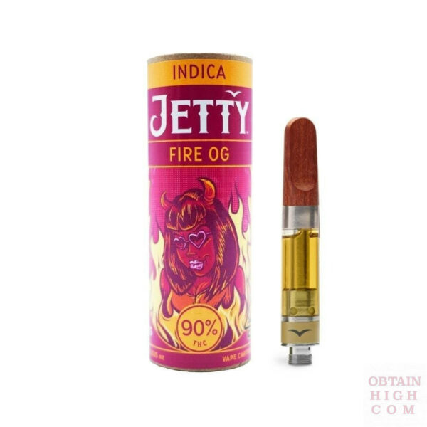 Fire OG 1 Gram High THC Cartridge by Jetty Extracts