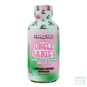 Watermelon Wave Cannabis-Infused Beverage by Uncle Arnies