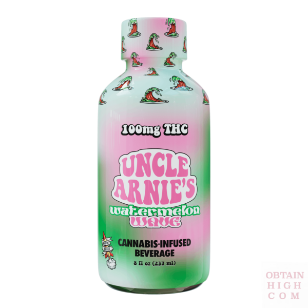 Watermelon Wave Cannabis-Infused Beverage by Uncle Arnies