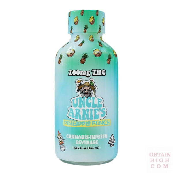 Pineapple Punch Cannabis-Infused Beverage by Uncle Arnies