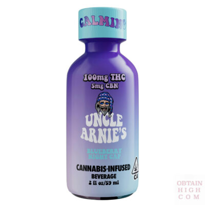 Blueberry Night Cap Cannabis-Infused Beverage by Uncle Arnies