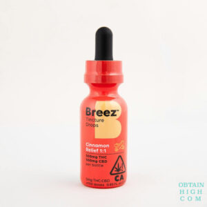 Cinnamon Relief 1:1 Tincture Drops by Breez