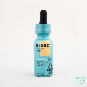 Hybrid Royal Mint Tincture Drops by Breez