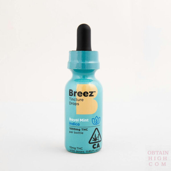 Indica Royal Mint Tincture Drops by Breez