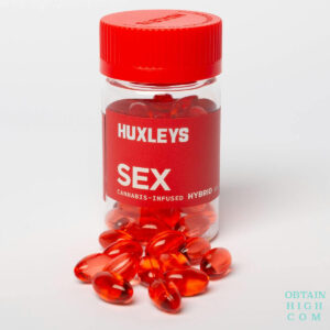 Huxleys Cannabis Sex Gel Caps