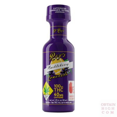 Huckleberry Lil’ Ray’s Lemonade 100mg THC