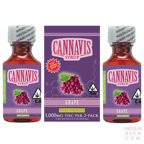 Grape Syrup Tincture 1000mg by Cannavis