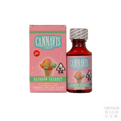 Rainbow Sherbet Syrup Tincture 1000mg by Cannavis