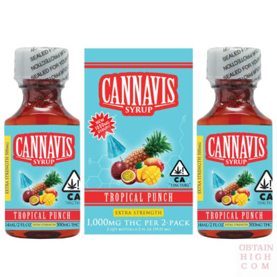 Tropical Punch Syrup Tincture 1000mg by Cannavis